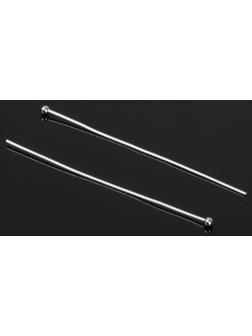 Штифт с шариком СМ-1103-10, 5 см, 50 гр (±465 шт), цвет серебро