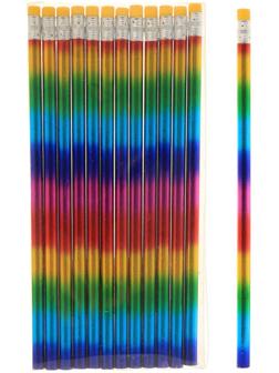 Карандаш чёрнографитный с ластиком 