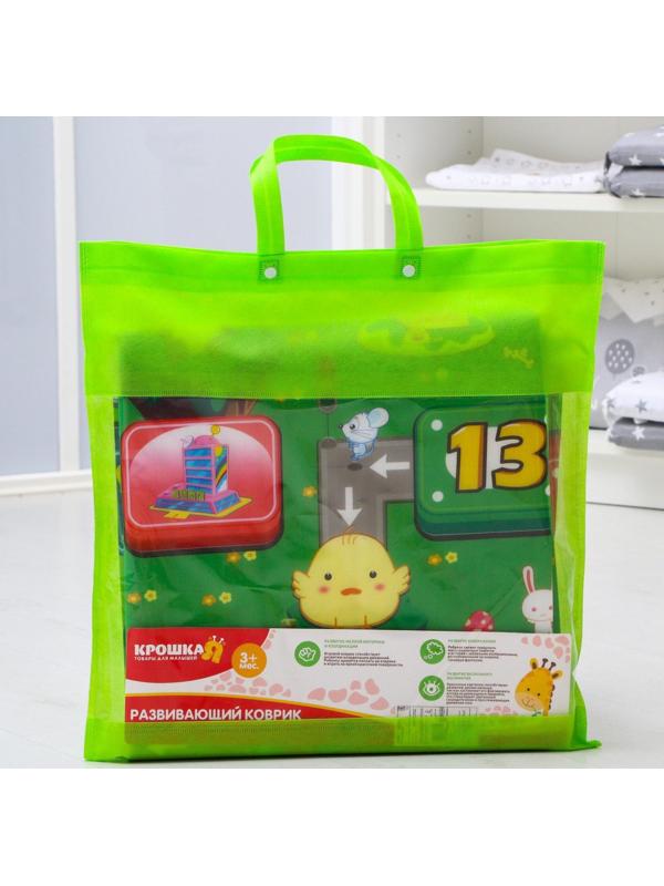 Коврик детский на фольгированной основе «Дороги», размер 116х90 см