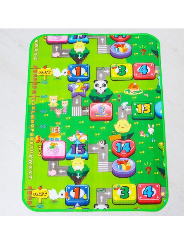 Коврик детский на фольгированной основе «Дороги», размер 116х90 см