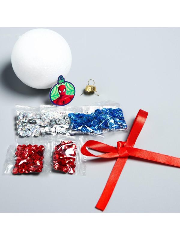 Новогодний ёлочный шар для декорирования, Человек-паук