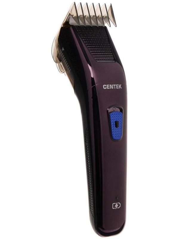 Машинка для стрижки Centek CT-2122, 7 Вт, 3-21 мм, титановые лезвия, фиолетовая