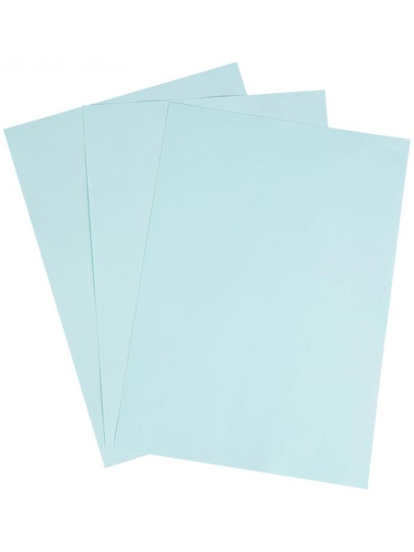 Бумага цветная А4, 50 листов Calligrata Пастель, голубая, 80 г/м²