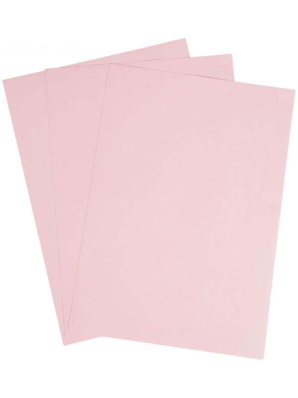 Бумага цветная А4, 50 листов Calligrata Пастель, розовая, 80 г/м²