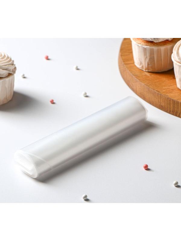 Мешок кондитерский Н-35, рулон 10 шт, 35×17 см, цвет прозрачный