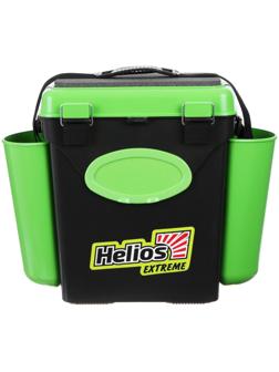 Ящик зимний Helios FishBox 10 л, односекционный, цвет зелёный