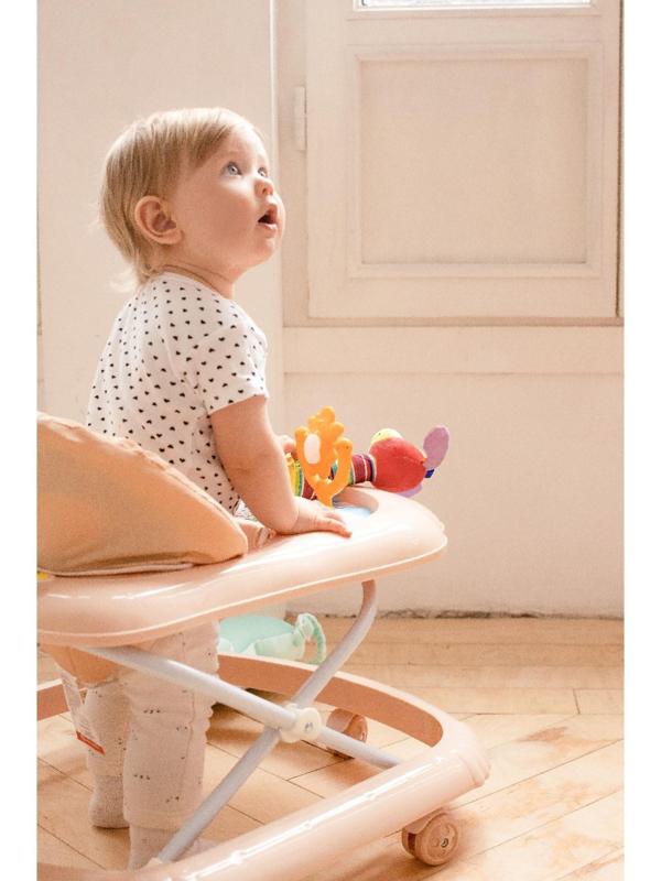 Ходунки «Верный друг», 7 колес, муз. игрушки, бежевый