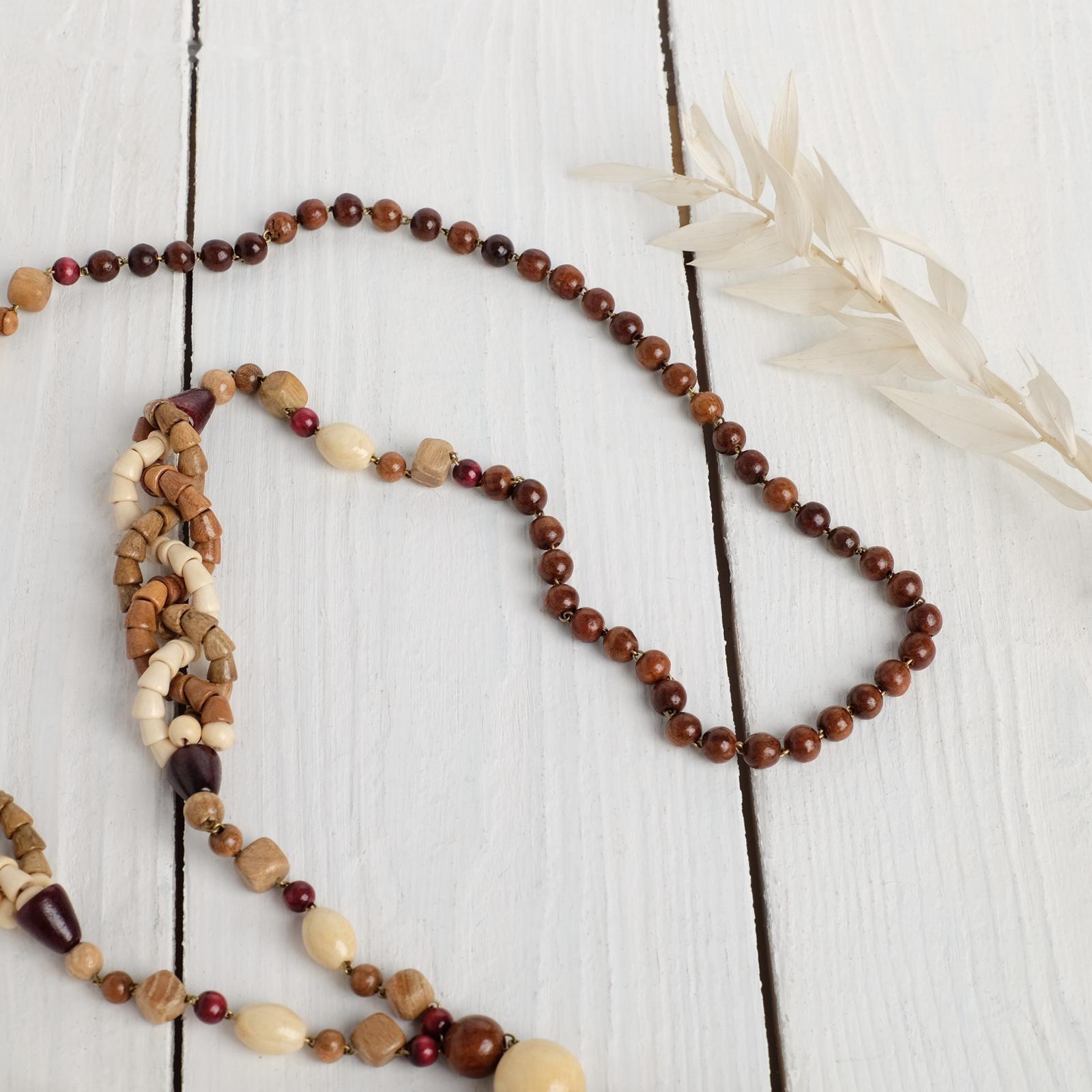 Кулон ручная работа, деревянный 