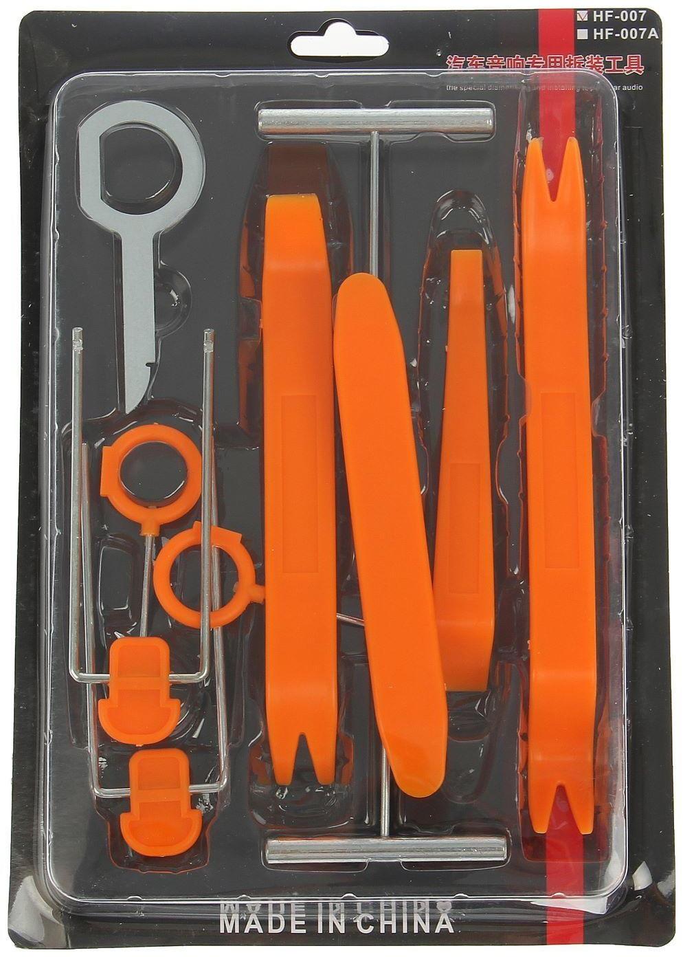 Инструмент для разбора пластика в авто, набор 12 предметов