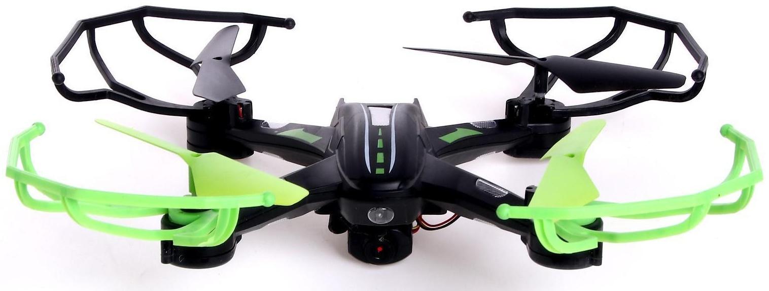 Квадрокоптер DH-X11DW, камера 0,3 Mpx, передача изображения на смартфон, Wi-Fi, барометр, цвет чёрно-зелёный