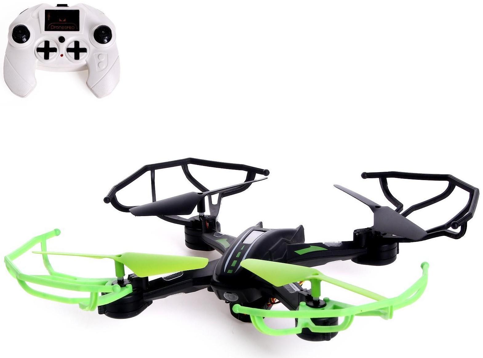 Квадрокоптер DH-X11DW, камера 0,3 Mpx, передача изображения на смартфон, Wi-Fi, барометр, цвет чёрно-зелёный