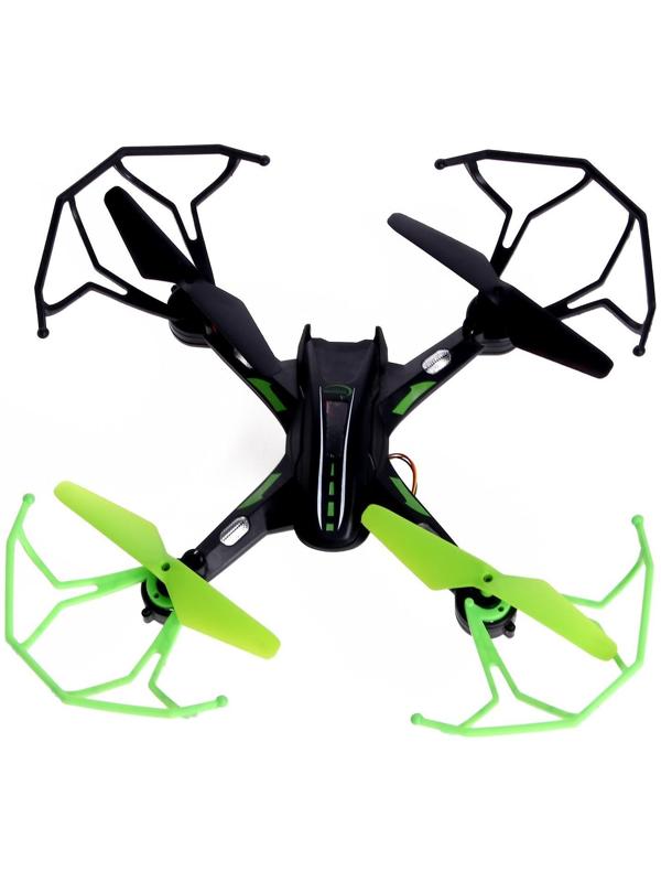 Квадрокоптер DH-X11DW, камера 0,3 Mpx, передача изображения на смартфон, Wi-Fi, барометр, цвет чёрно-зелёный