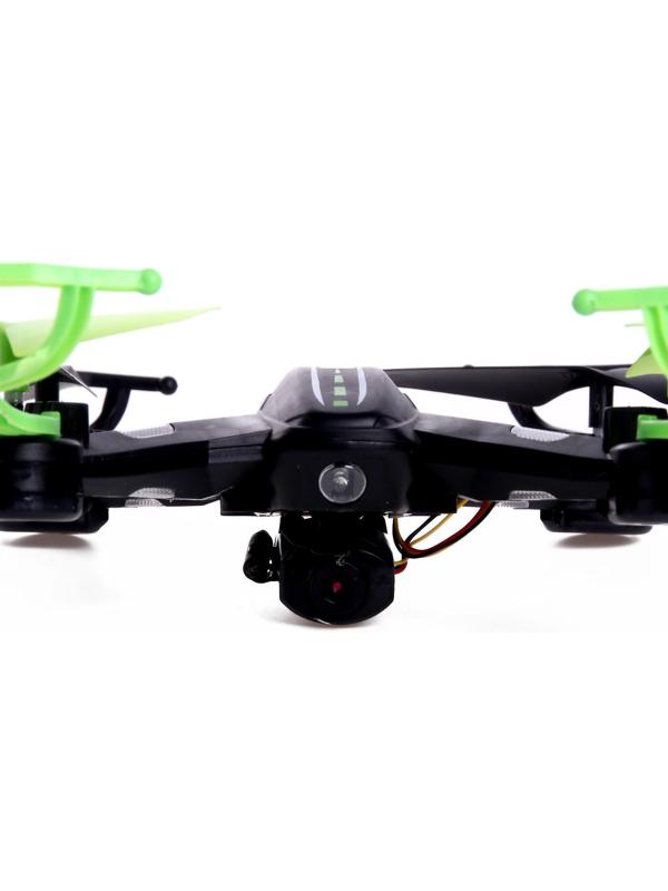 Квадрокоптер DH-X11DW, камера 0,3 Mpx, передача изображения на смартфон, Wi-Fi, барометр, цвет чёрно-зелёный