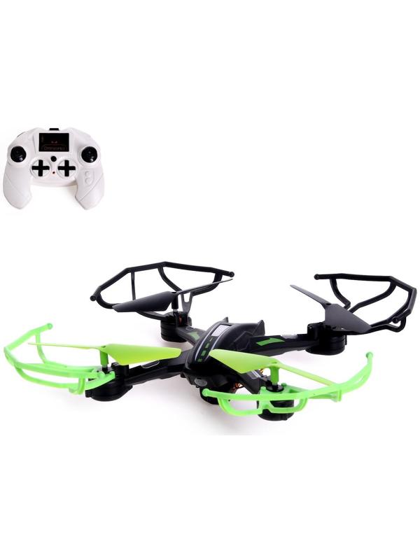 Квадрокоптер DH-X11DW, камера 0,3 Mpx, передача изображения на смартфон, Wi-Fi, барометр, цвет чёрно-зелёный