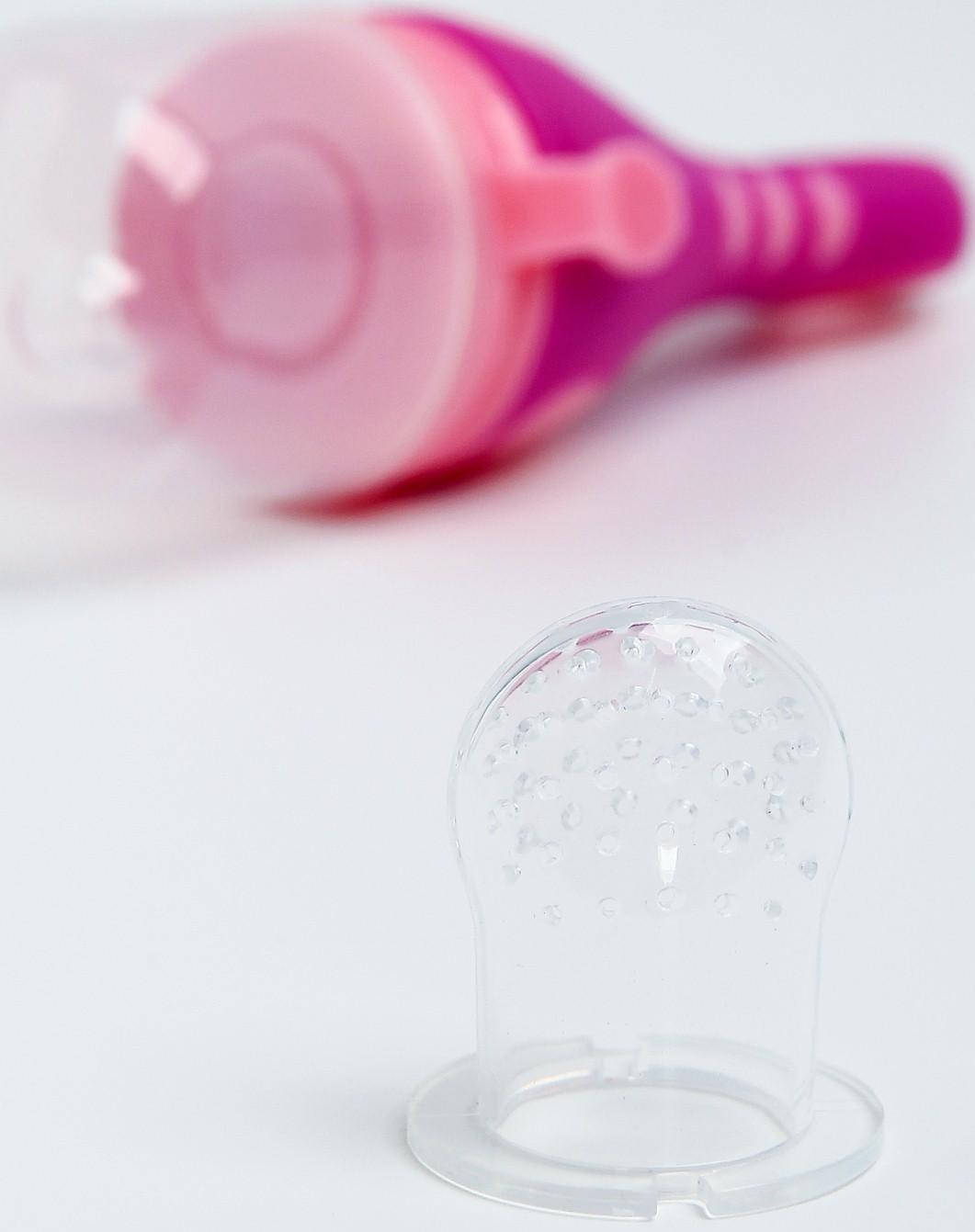 Ниблер для прикорма, с силиконовой сеточкой «Сердечко», цвет МИКС