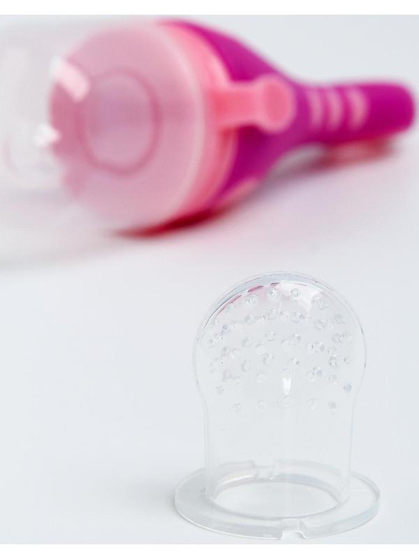 Ниблер для прикорма, с силиконовой сеточкой «Сердечко», цвет МИКС