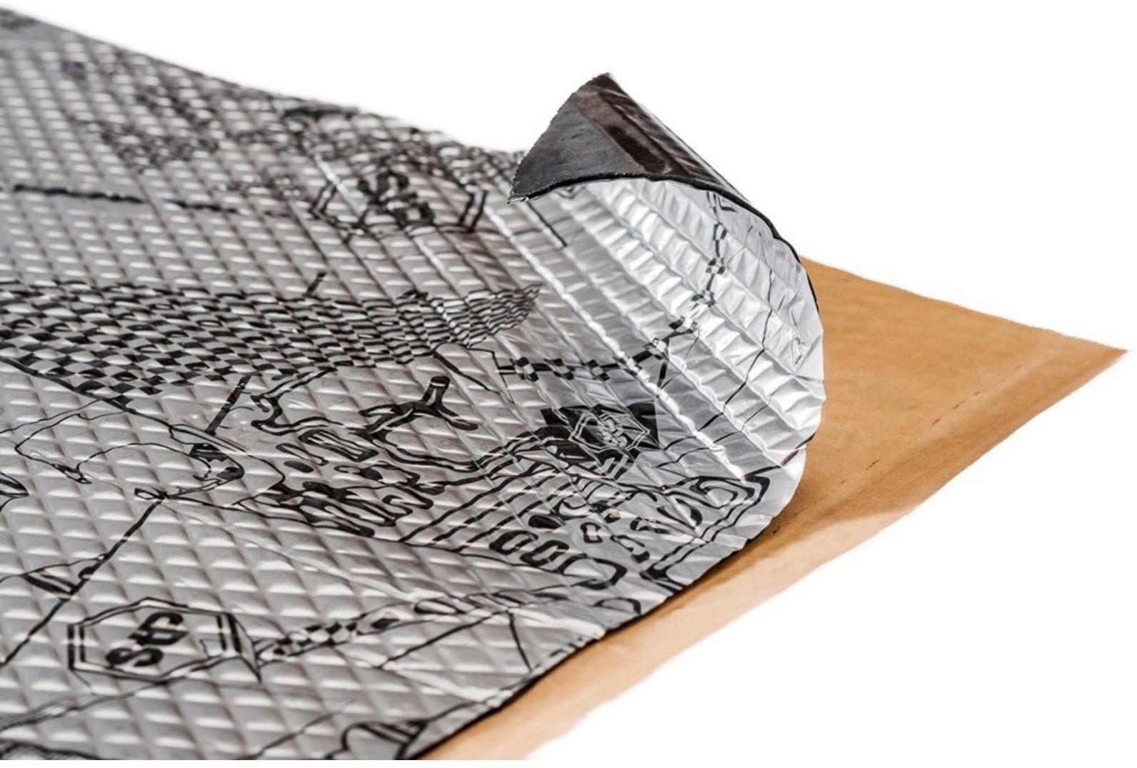 Виброизоляционный материал StP Aggressive Silver 3, размер: 3х470х750 мм