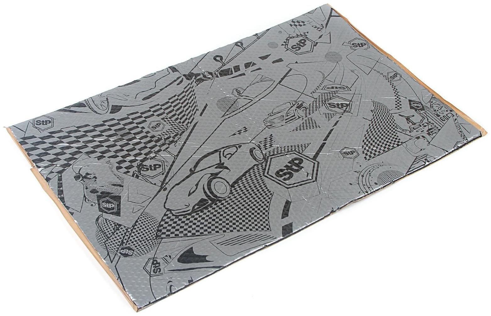 Виброизоляционный материал StP Aggressive Silver 3, размер: 3х470х750 мм