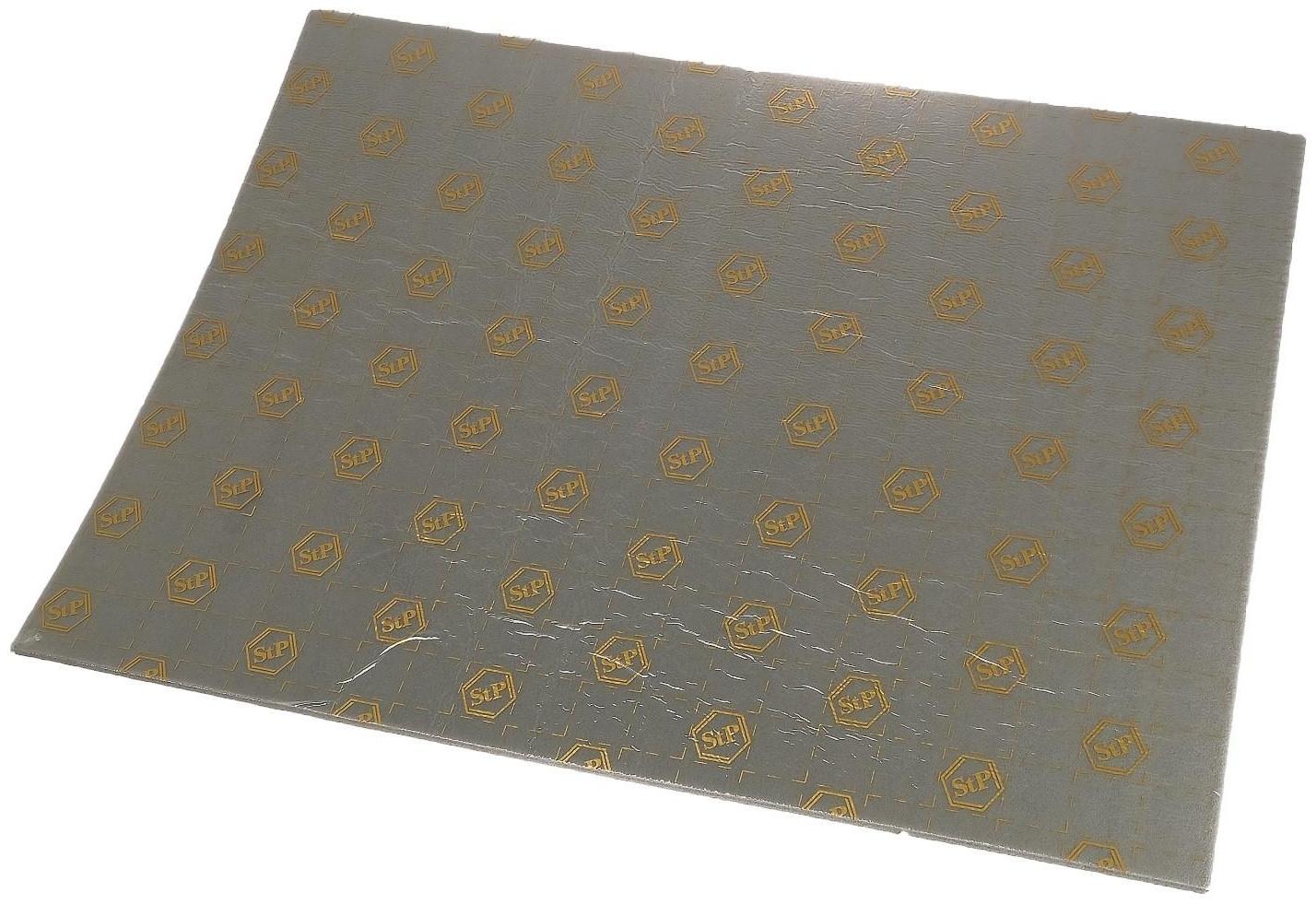 Звукоизоляционный материал StP Барьер 8 ЛМ КС, металлизированная пленка, размер: 8х750х1000 мм