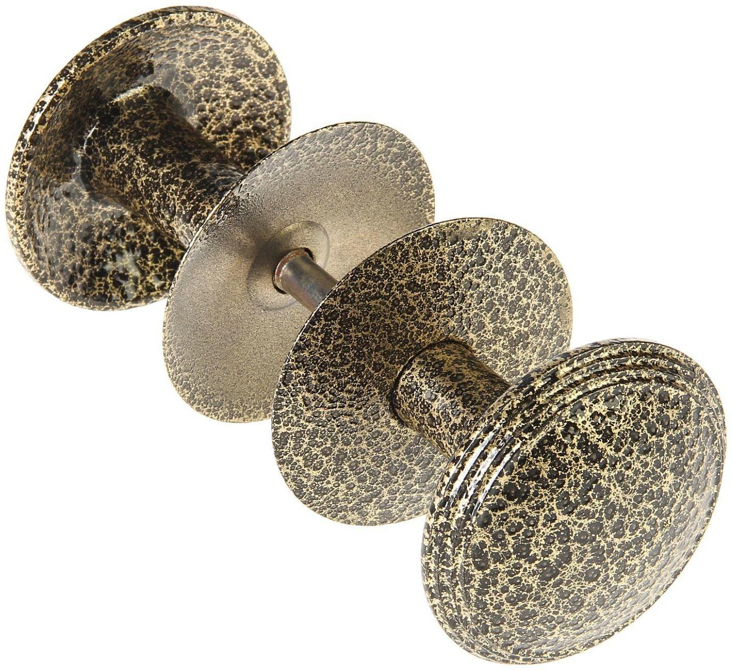 Ручка-кнопка РДК -115, цвет античная бронза