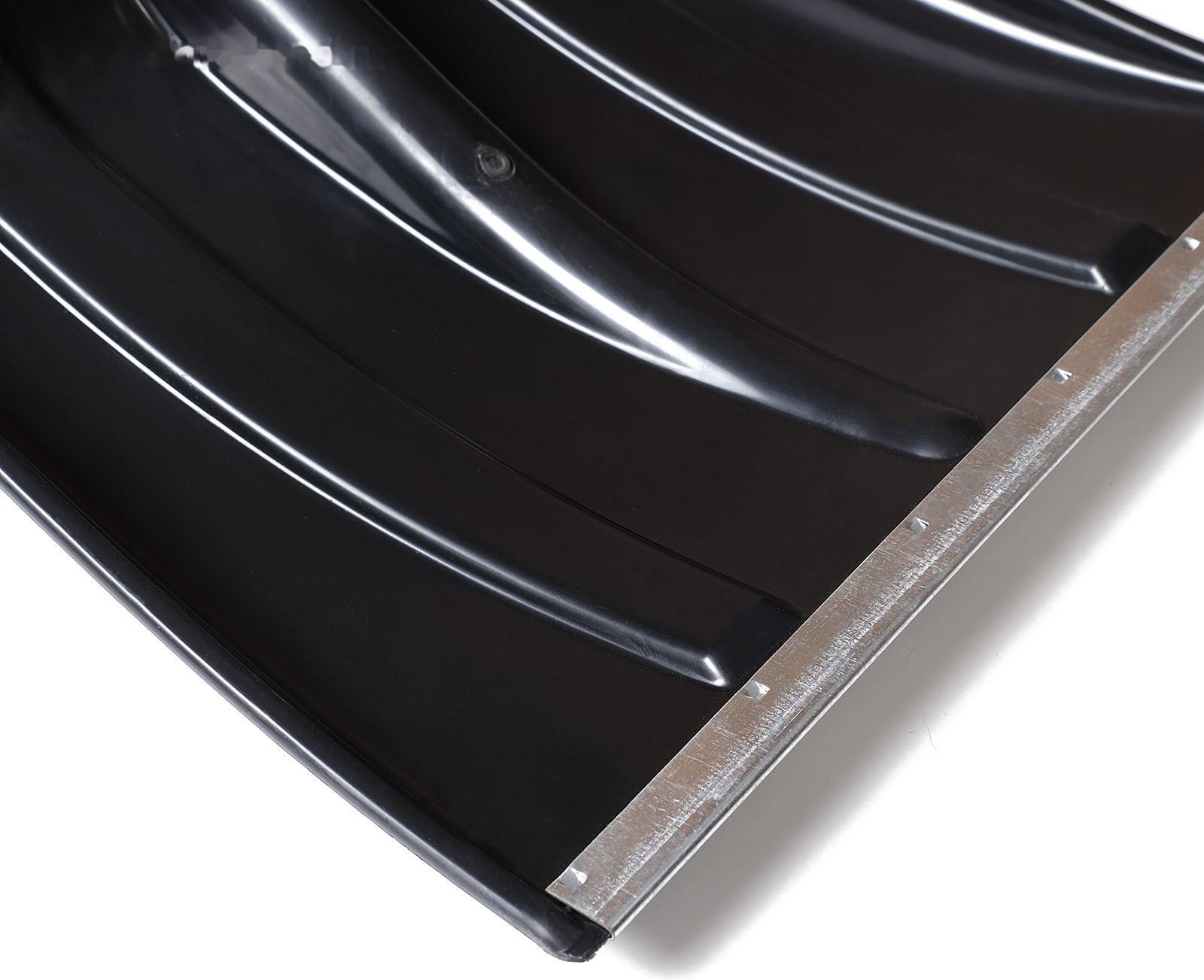 Ковш лопаты пластиковый, 360 × 380 мм, с алюминиевой планкой, тулейка 32 мм, «Снежок»