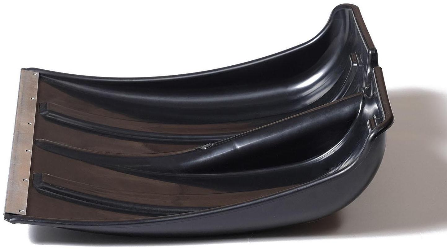 Ковш лопаты пластиковый, 360 × 380 мм, с алюминиевой планкой, тулейка 32 мм, «Снежок»