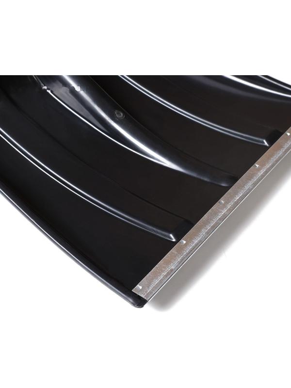 Ковш лопаты пластиковый, 360 × 380 мм, с алюминиевой планкой, тулейка 32 мм, «Снежок»