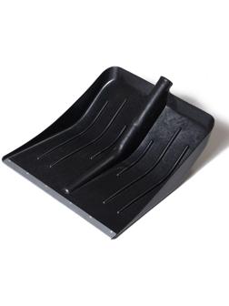 Ковш лопаты пластиковый, 400 × 415 мм, с оцинкованной планкой, тулейка 32 мм, «Тульская»