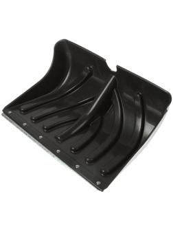 Ковш лопаты пластиковый, 500 × 350 мм, с оцинкованной планкой, тулейка 32 мм, «Домбай»