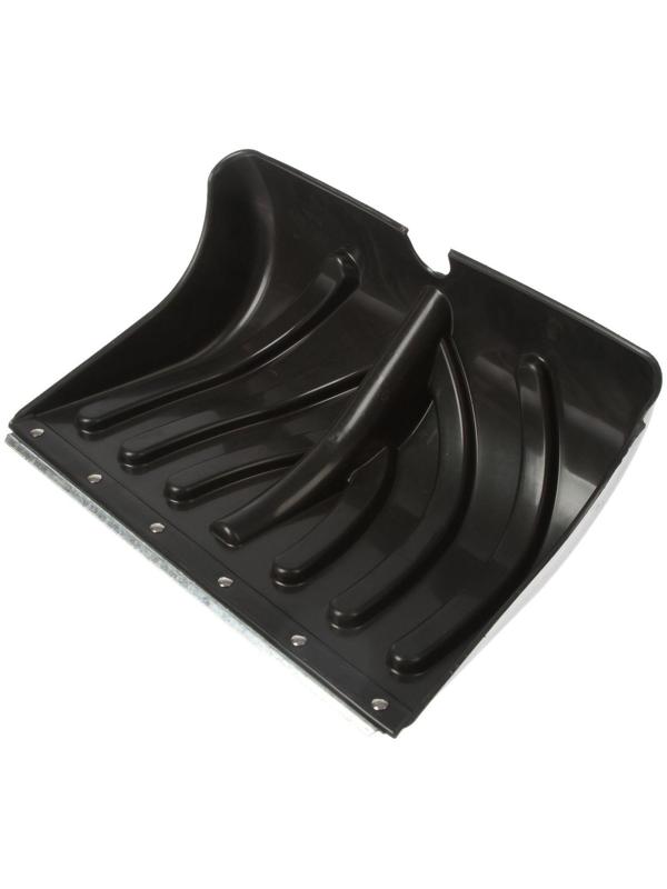 Ковш лопаты пластиковый, 500 × 350 мм, с оцинкованной планкой, тулейка 32 мм, «Домбай»