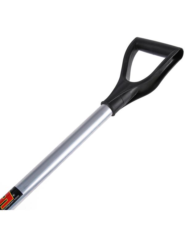 Лопата пластиковая, ковш 505 × 340 мм, с оцинкованной планкой, алюминиевый черенок, «Буран»