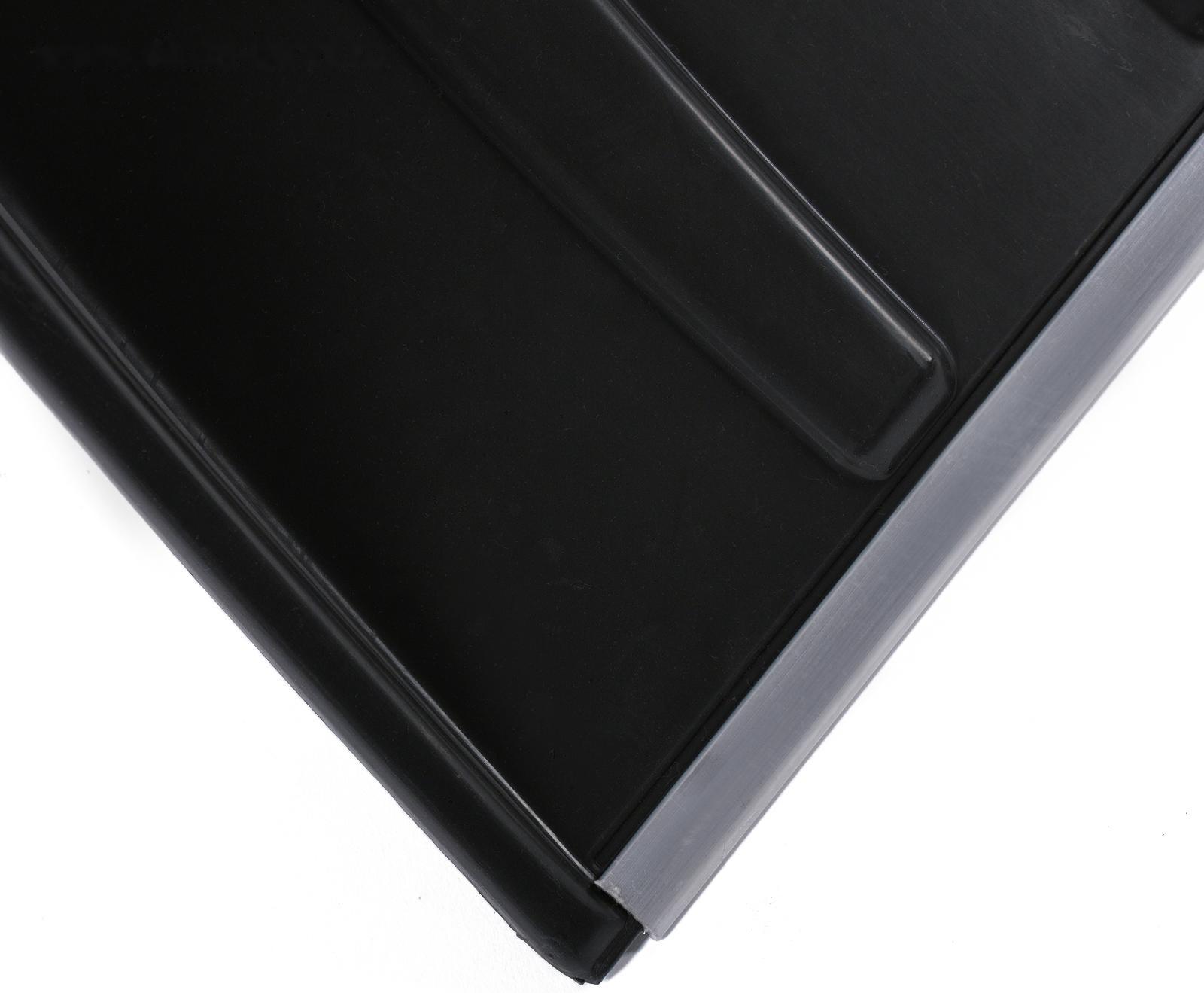 Лопата пластиковая, ковш 500 × 375 мм, с алюминиевой планкой, алюминивый черенок, терморукав, «Аляска»