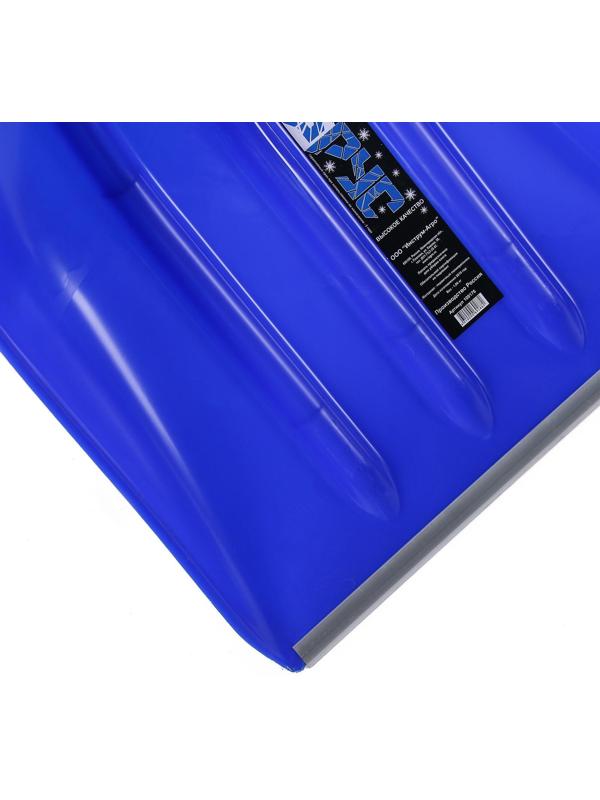 Лопата пластиковая, ковш 400 × 525 мм, с алюминиевой планкой, алюмин. эргономичный черенок, «Эльбрус»