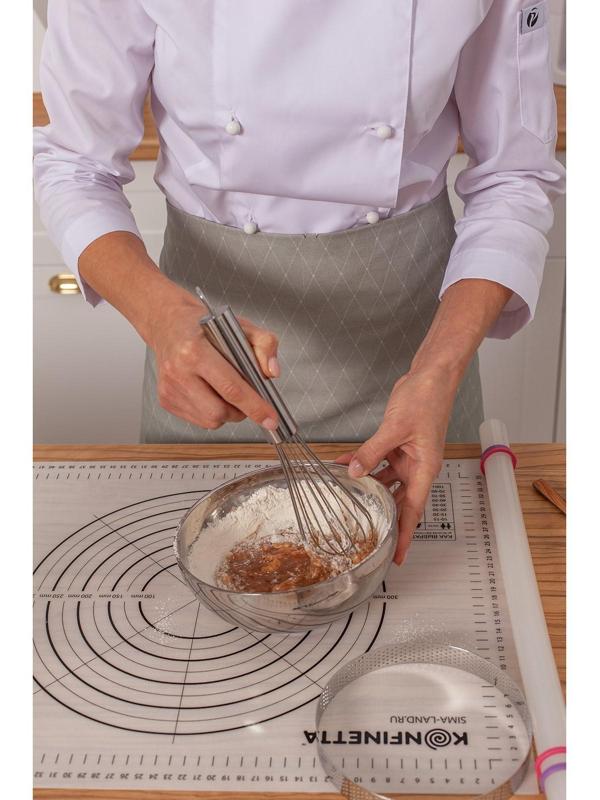 Венчик для взбивания Доляна «Стандарт», 20 см, цвет серебристый