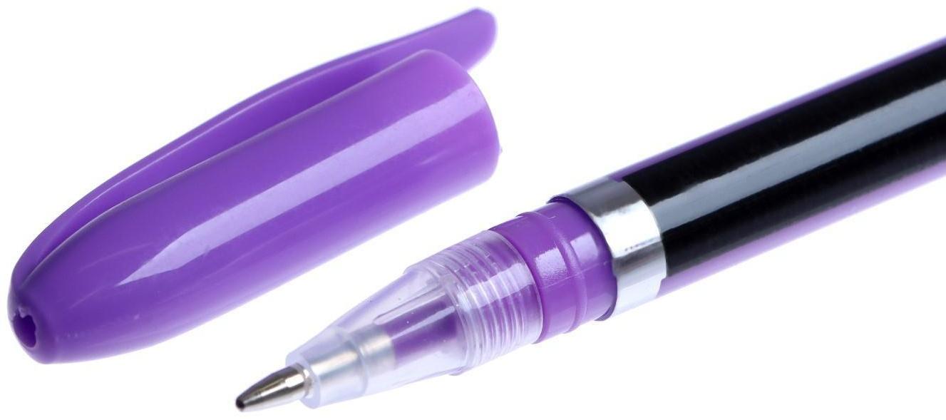 Набор гелевых ручек, 48 цвета, корпус с рисунком, в блистере на кнопке