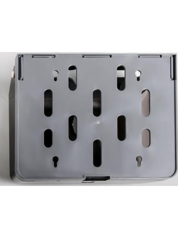 Диспенсер для бумажных полотенец в листах, пластиковый (макс. 200 шт), цвет чёрный