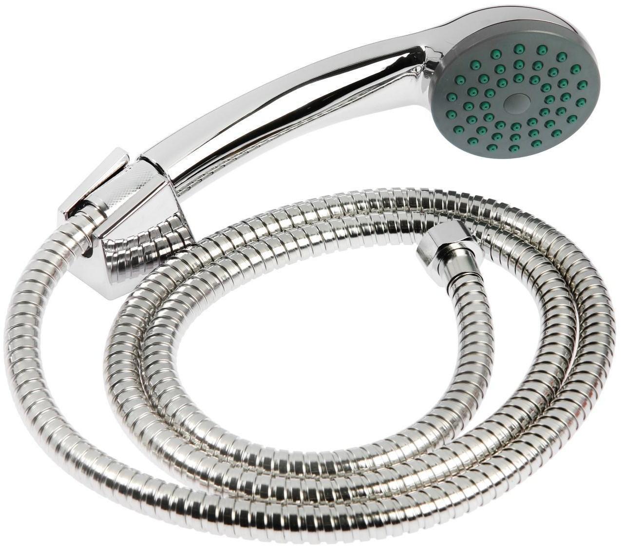 Cмеситель для ванны Accoona A7103B, однорычажный, с душевым набором, силумин, хром