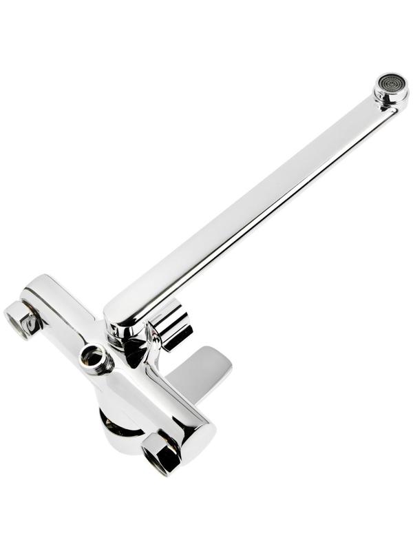 Cмеситель для ванны Accoona A7103B, однорычажный, с душевым набором, силумин, хром