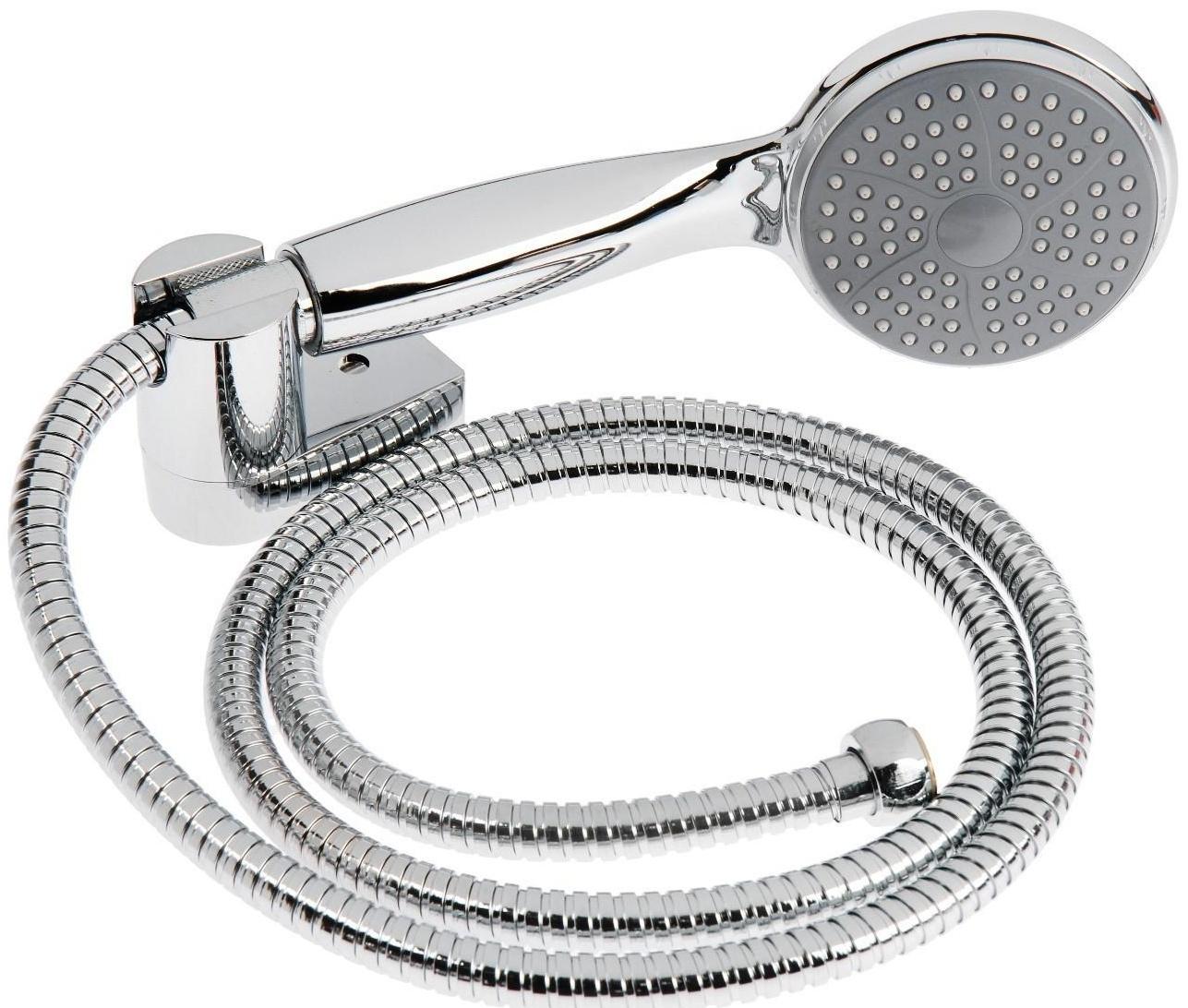 Смеситель для ванны Accoona A6008, однорычажный, с душевым набором, латунь, хром