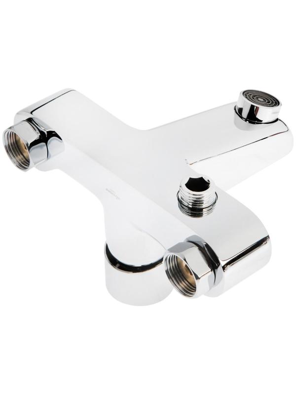 Смеситель для ванны Accoona A6008, однорычажный, с душевым набором, латунь, хром