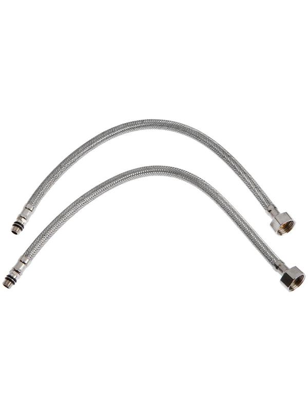 Смеситель для кухни Accoona A4868, однорычажный, гибкий излив, с гайкой, силумин, хром