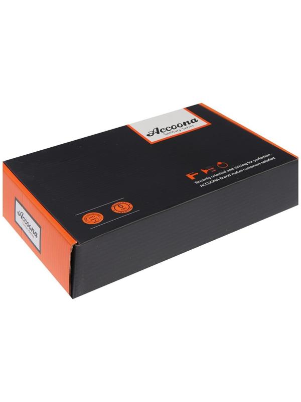 Смеситель для кухни Accoona A4868, однорычажный, гибкий излив, с гайкой, силумин, хром