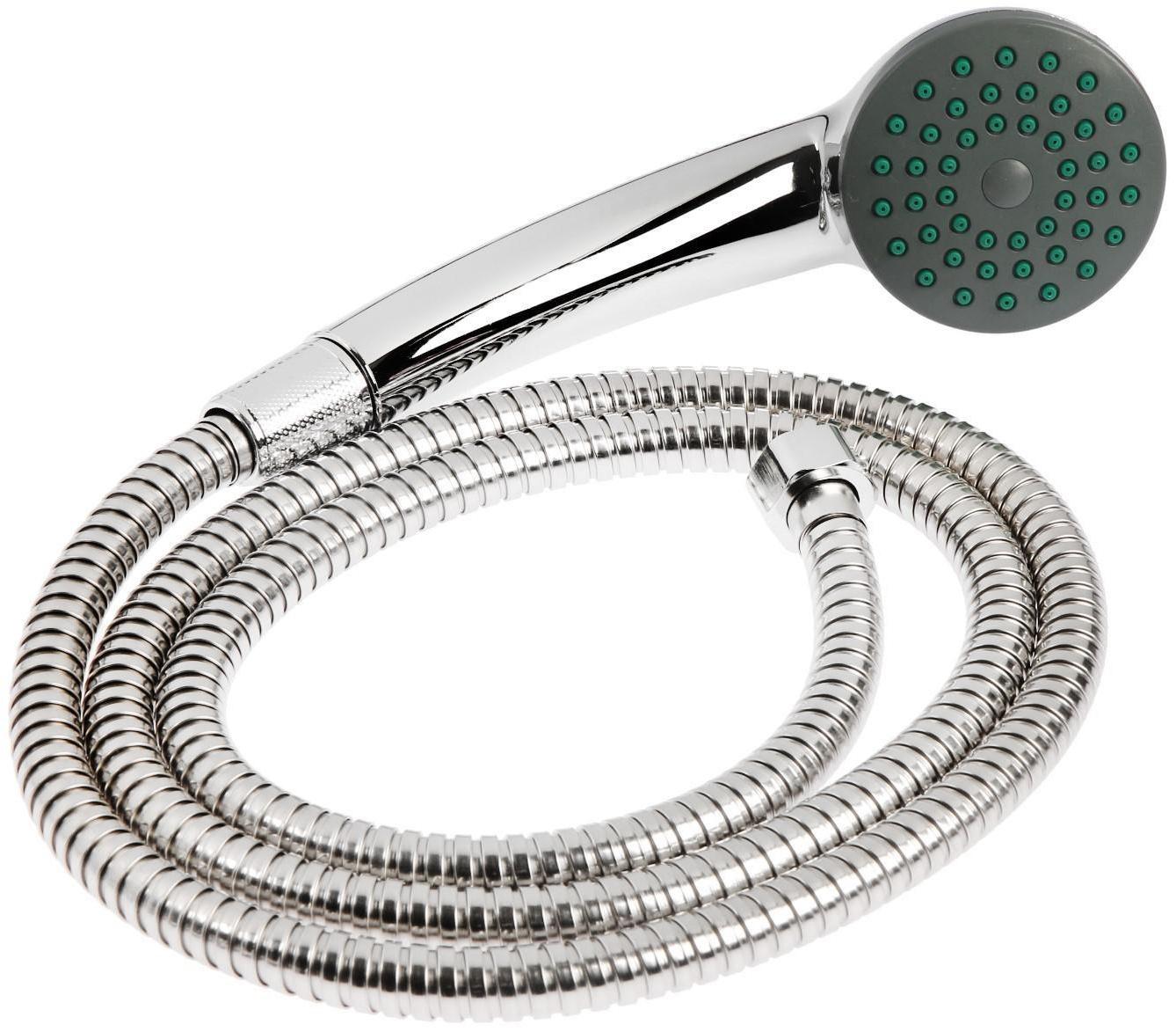 Cмеситель для ванны Accoona A87170, двухвентильный, с душевым набором, силумин, хром