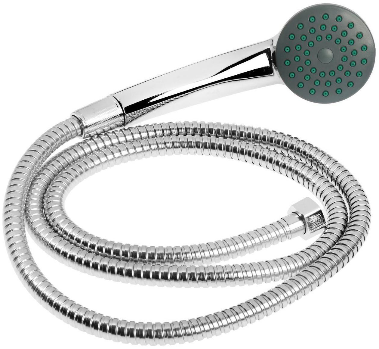 Cмеситель для ванны Accoona A87177, двухвентильный, с душевым набором, силумин, хром