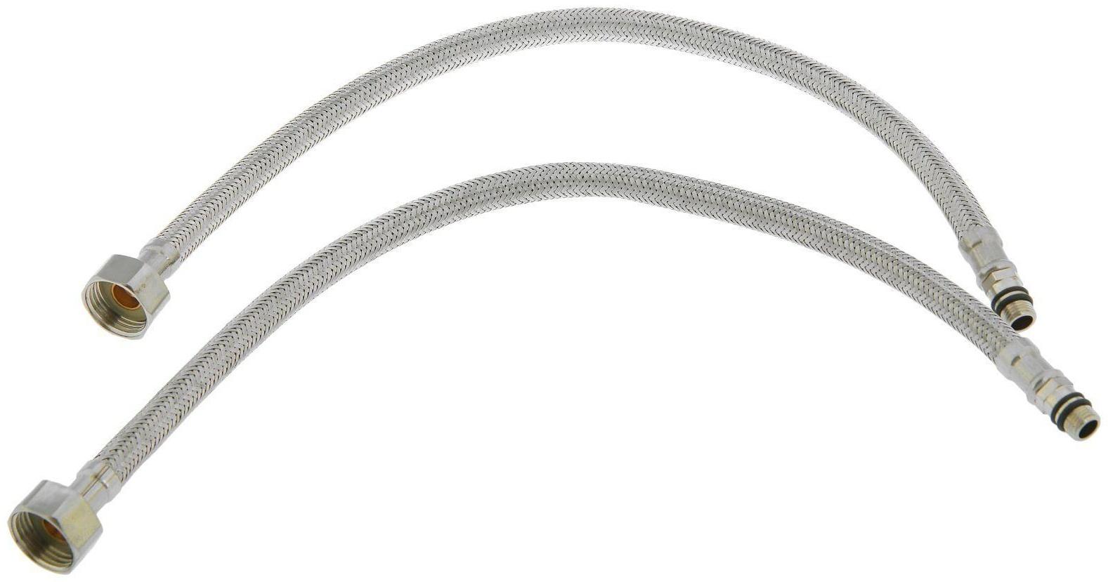 Смеситель для раковины Accoona A9482N, двухвентильный, с гайкой, силумин, красный/хром