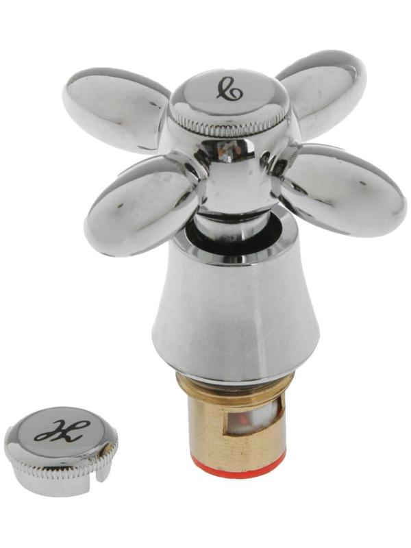 Маховик Accoona AH78, с кран-буксой, хром