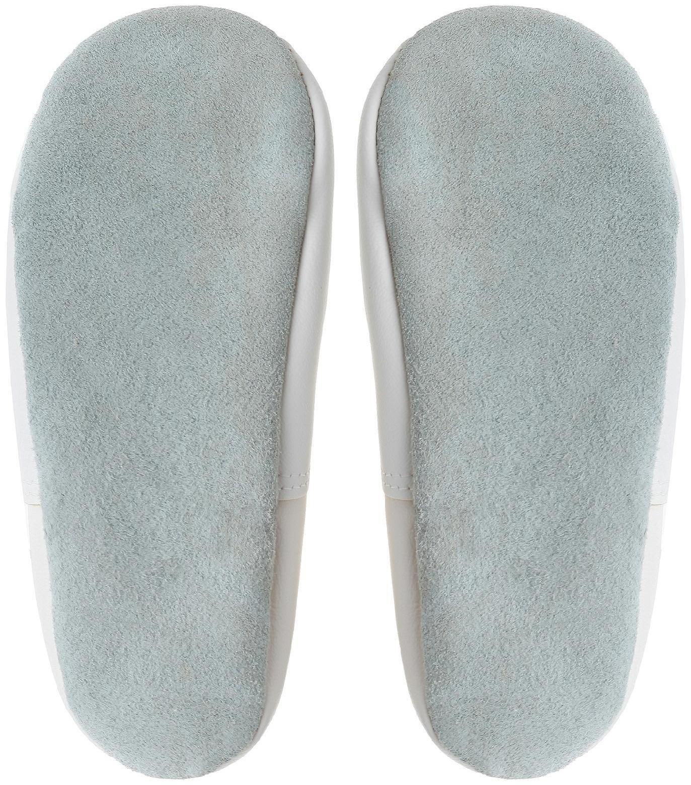 Чешки комбинированные, цвет белый, размер 145 (длина стопы 16,7 см)