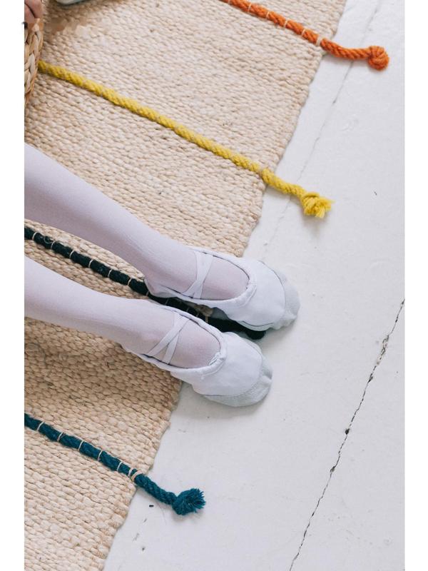 Балетки спортивные, длина по стельке 20,5 см, цвет белый