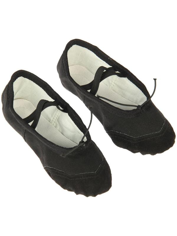 Балетки спортивные, длина по стельке 18,5 см, цвет чёрный