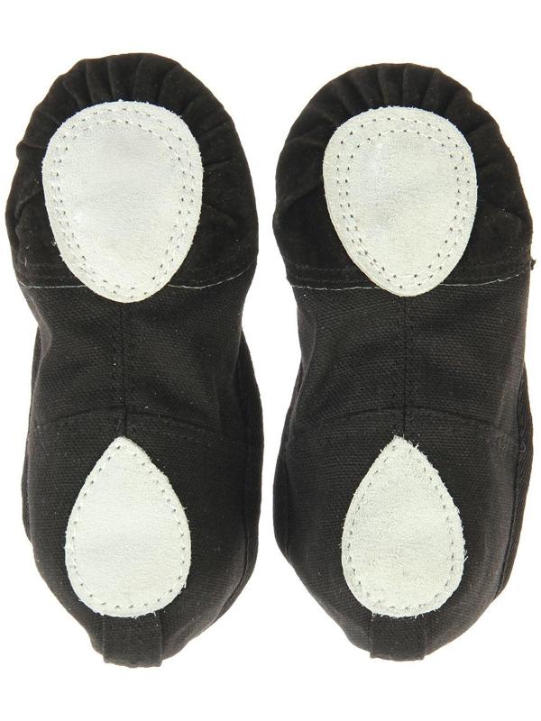 Балетки спортивные, длина по стельке 23 см, цвет чёрный